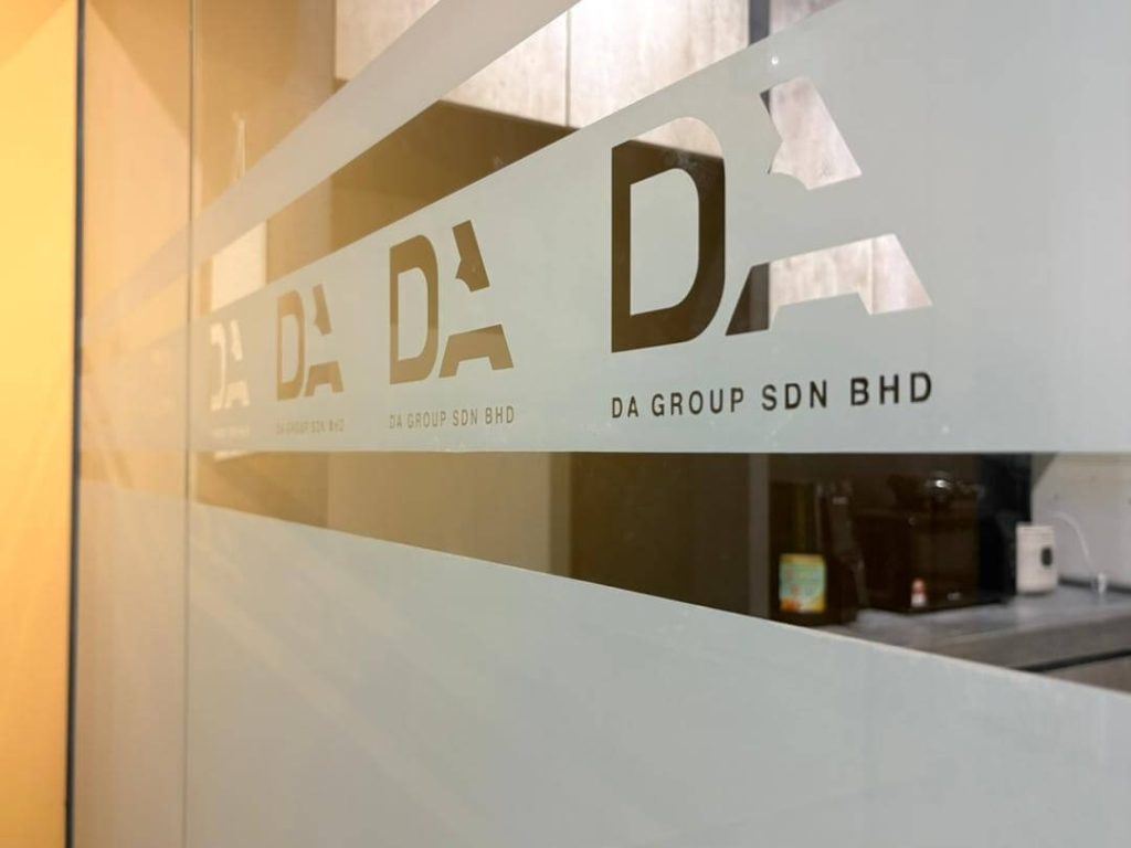 GREAT DEAL THE BEST FROSTED GLASS LOGO STICKER KUALA LUMPUR