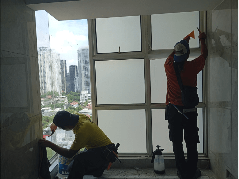 (FD) 128 - Frosted Window Film Kuala Lumpur GREAT EXPERT THE BEST FROSTED GLASS DOOR PANDAN PERDANA