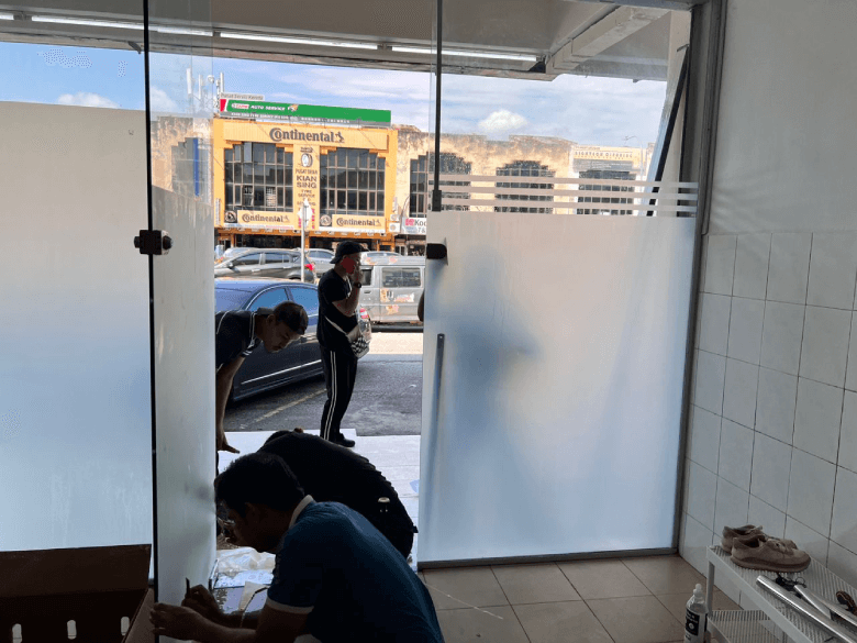 (FD) 176 - Frosted Window Film Kuala Lumpur THE BEST COMPLETE CHECKLIST FROSTED KITCHEN KL SENTRAL