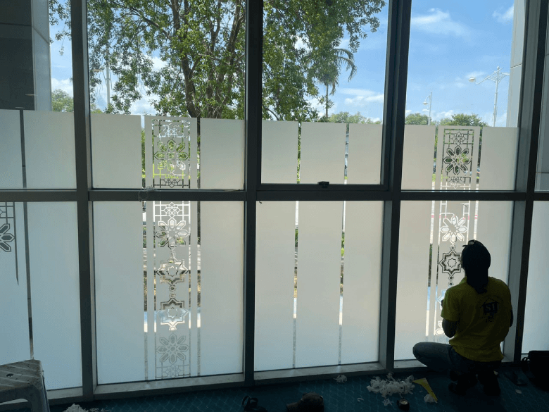 (FD) 240 - Frosted Window Film Kuala Lumpur GREAT EXPERT THE BEST FROSTED GLASS DOOR BANDAR SRI PERMAISURI