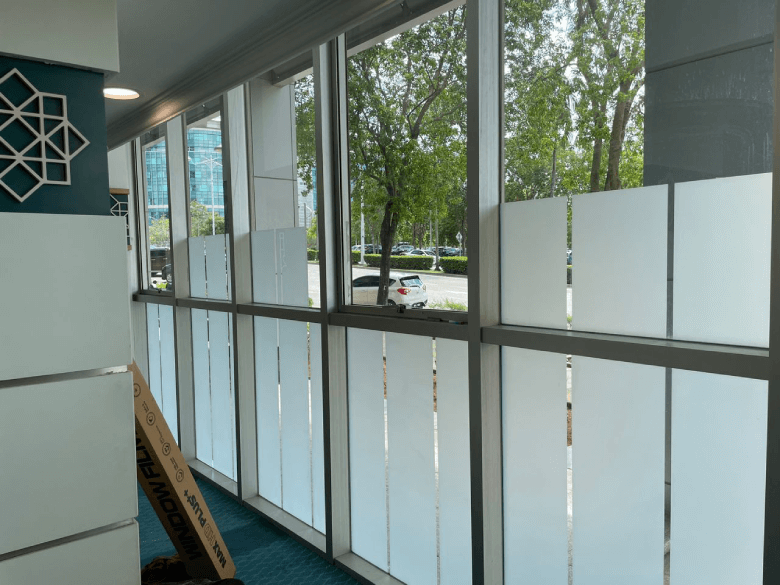 (FD) 243 - Frosted Window Film Kuala Lumpur GREAT DEAL BEST FROSTED GLASS DESIGN BANDAR SRI PERMAISURI