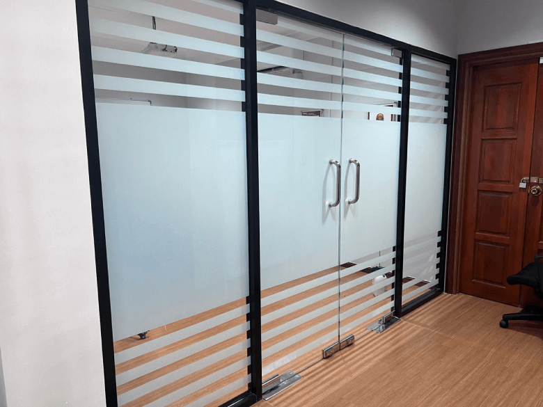(FD) 249 - Frosted Window Film Kuala Lumpur THE BEST FROSTED GLASS WINDOW FILM STICKER SEPUTEH