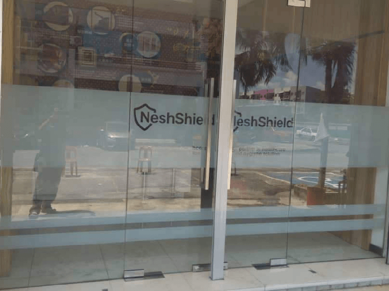 GREAT DEAL THE BEST FROSTED GLASS LOGO STICKER SALAK SELATAN