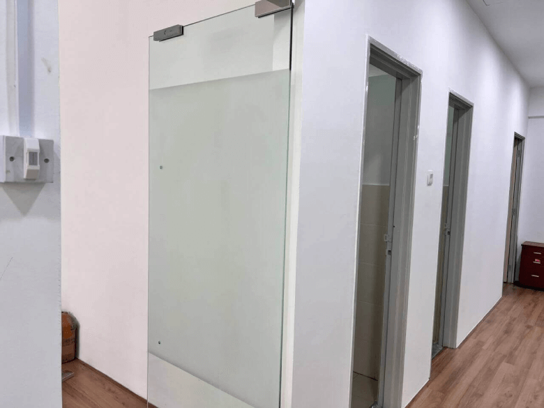 THE BEST GREAT FROSTED GLASS LINE DESIGN DESA SETAPAK