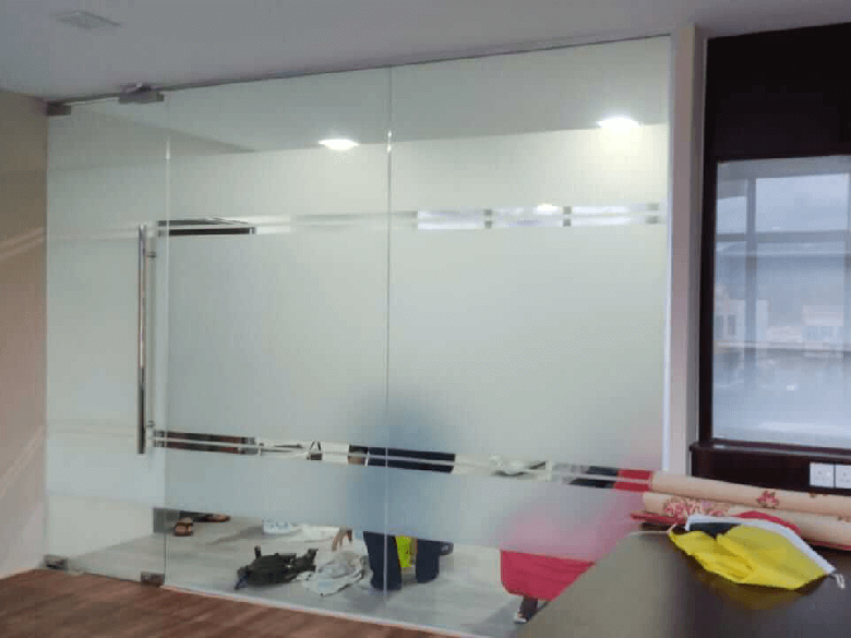 THE BEST FROSTED GLASS WINDOW FILM STICKER SENTUL