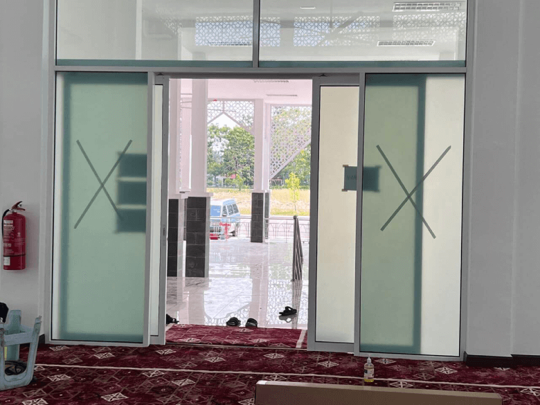 THE BEST FROSTED GLASS LOGO STICKER BANGSAR SOUTH