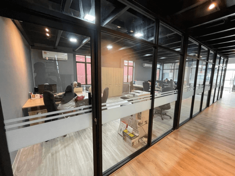 NF 387 - Frosted Window Film Kuala Lumpur GREAT EXPERT THE BEST FROSTED GLASS DOOR BUKIT BANDARAYA
