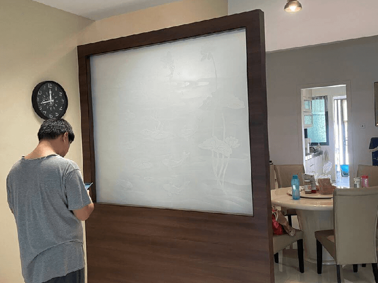 NF 398 - Frosted Window Film Kuala Lumpur THE BEST FROSTED GLASS WINDOW FILM STICKER BUKIT BANDARAYA