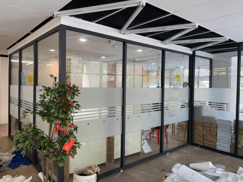 THE BEST FROSTED GLASS WINDOW FILM STICKER DANAU KOTA