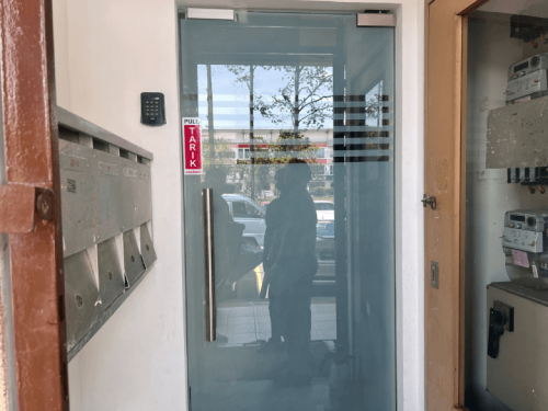 FROSTED GLASS WINDOW FILM STICKER SENTUL