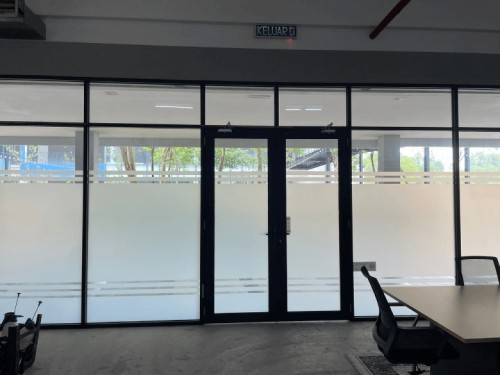 FROSTED GLASS WINDOW FILM STICKER WANGSA MAJU