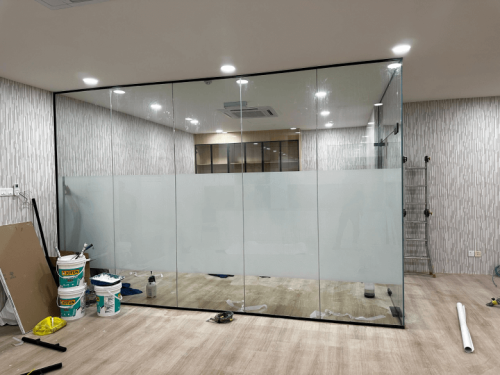 FROSTED GLASS WINDOW FILM STICKER MONT KIARA