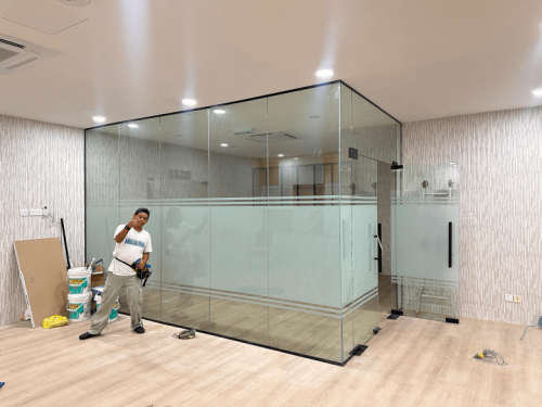 FROSTED GLASS WINDOW FILM STICKER MONT KIARA