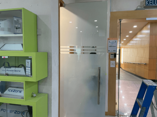 FROSTED GLASS WINDOW FILM STICKER TTDI