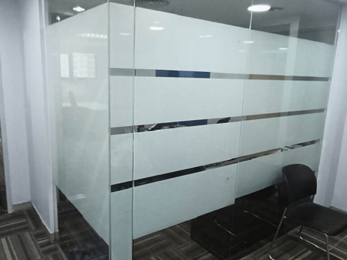 FROSTED GLASS WINDOW FILM STICKER SRI HARTAMAS