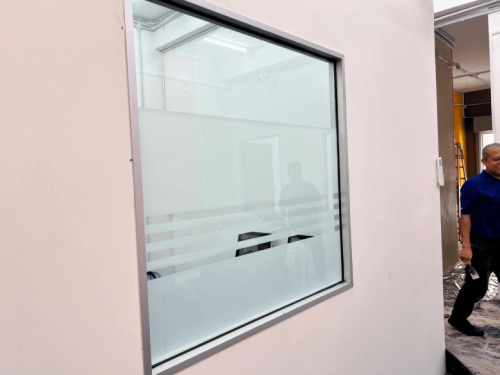 FROSTED GLASS WINDOW FILM STICKER BANDAR TASIK SELATAN