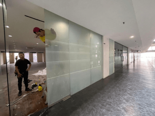 FROSTED GLASS WINDOW FILM STICKER MONT KIARA