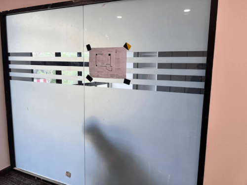 FROSTED GLASS WINDOW FILM STICKER DUTAMAS