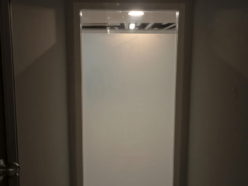 FROSTED GLASS WINDOW FILM STICKER BRICKFIELDS